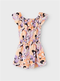 NAME IT Kortærmet Playsuit Vinaya Peach Parfait